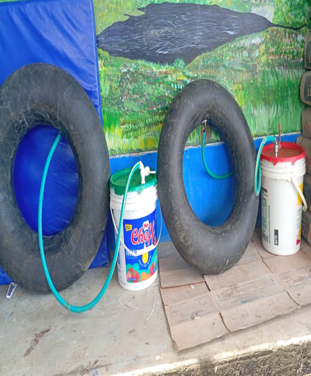 Biodigestores utilizados para producir biogás en el proyecto